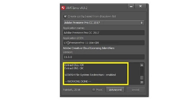 Ngay tại Amtemu thì bạn chọn Adobe Premiere Pro CC 2017 nhé ( vì bản 2017 và 2018 cùng phương thức kích hoạt).