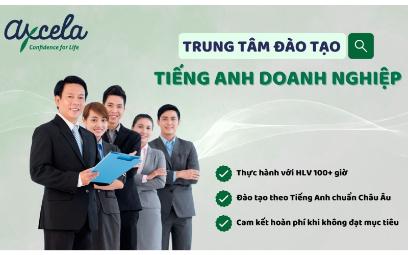 học tiếng Anh đi làm tại Axcela