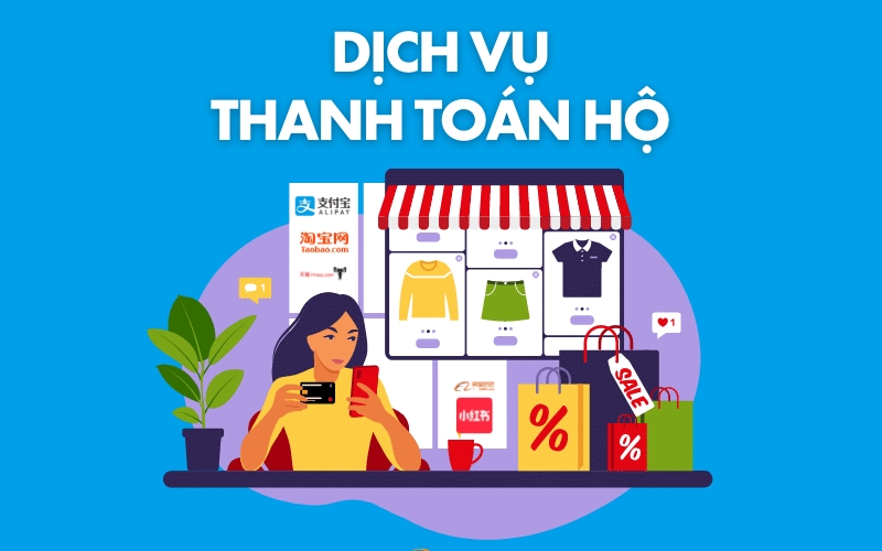 sử dụng dịch vụ thanh toán hộ Alibaba
