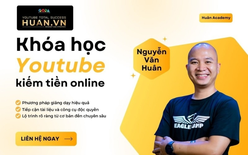 khóa học youtube huân academy