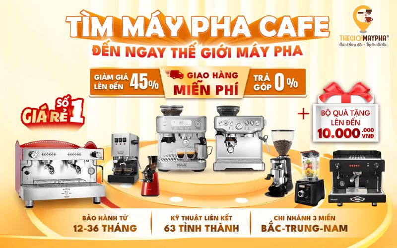 mua máy pha cà phê chính hãng tại thegioimaypha