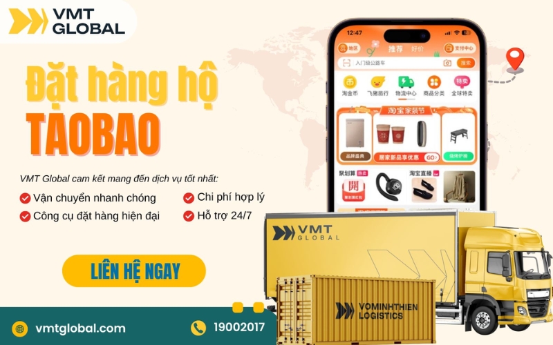 dịch vụ đặt hàng taobao